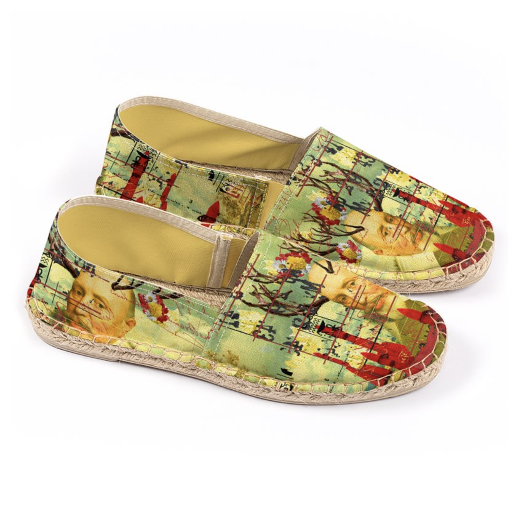 THE CATS' ROCKETS' GUARD Unisex All Over Print Espadrilles